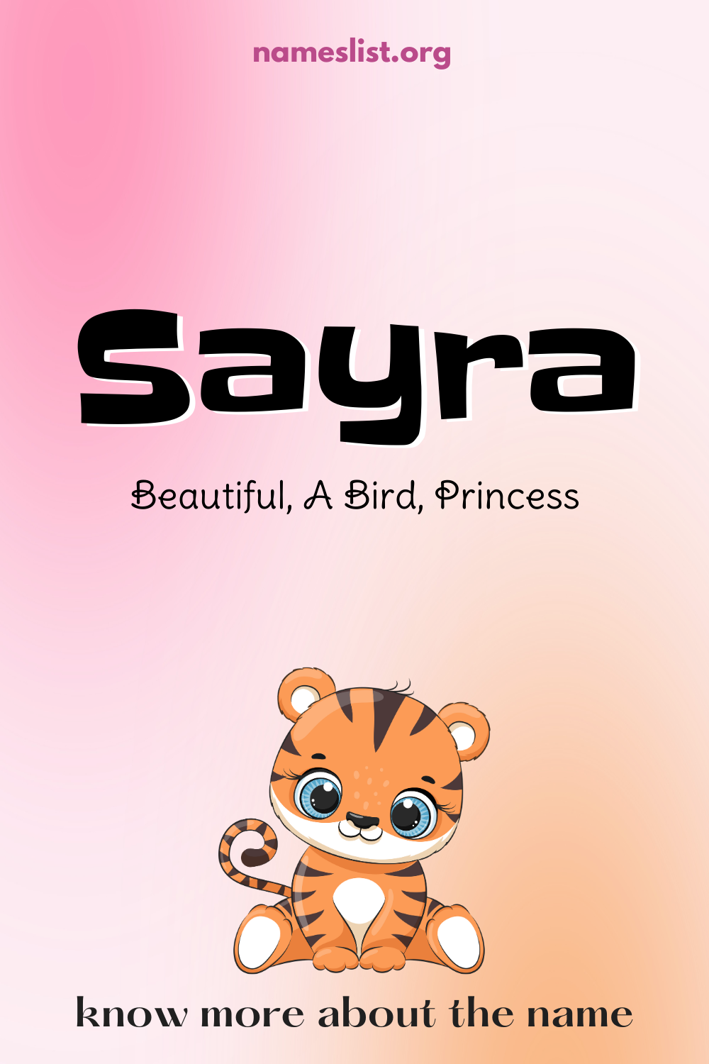 Sayra meaning and origin