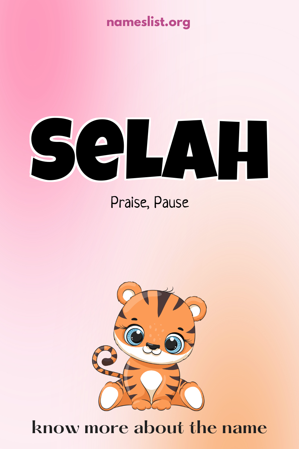 Selah meaning and origin