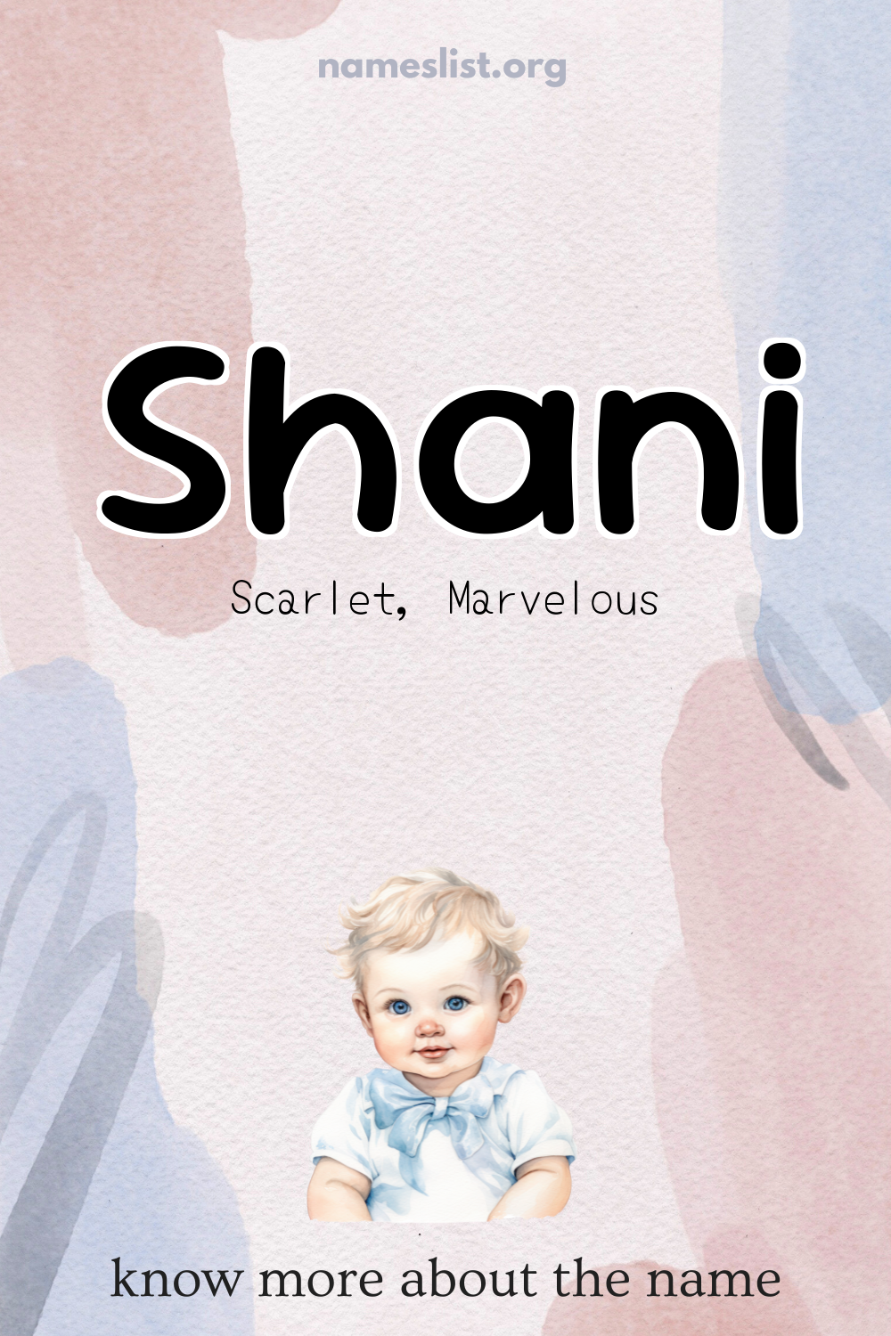 Shani meaning and origin