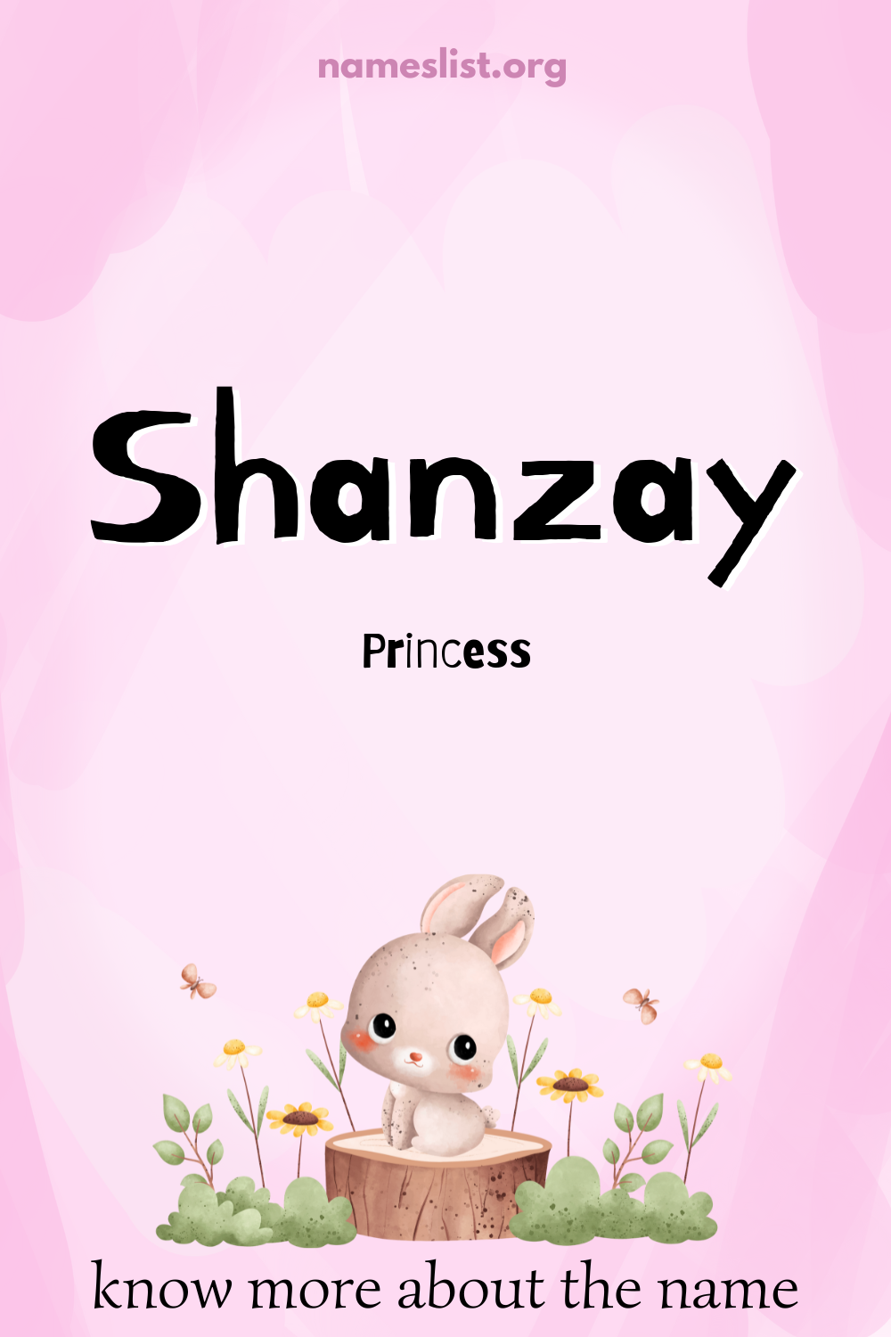 Shanzay meaning and origin