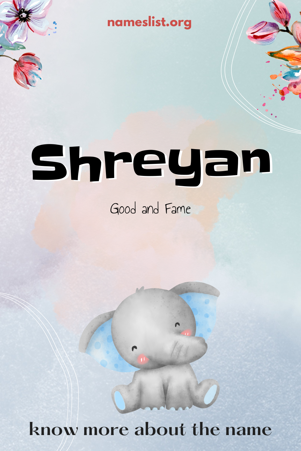 Shreyan meaning and origin