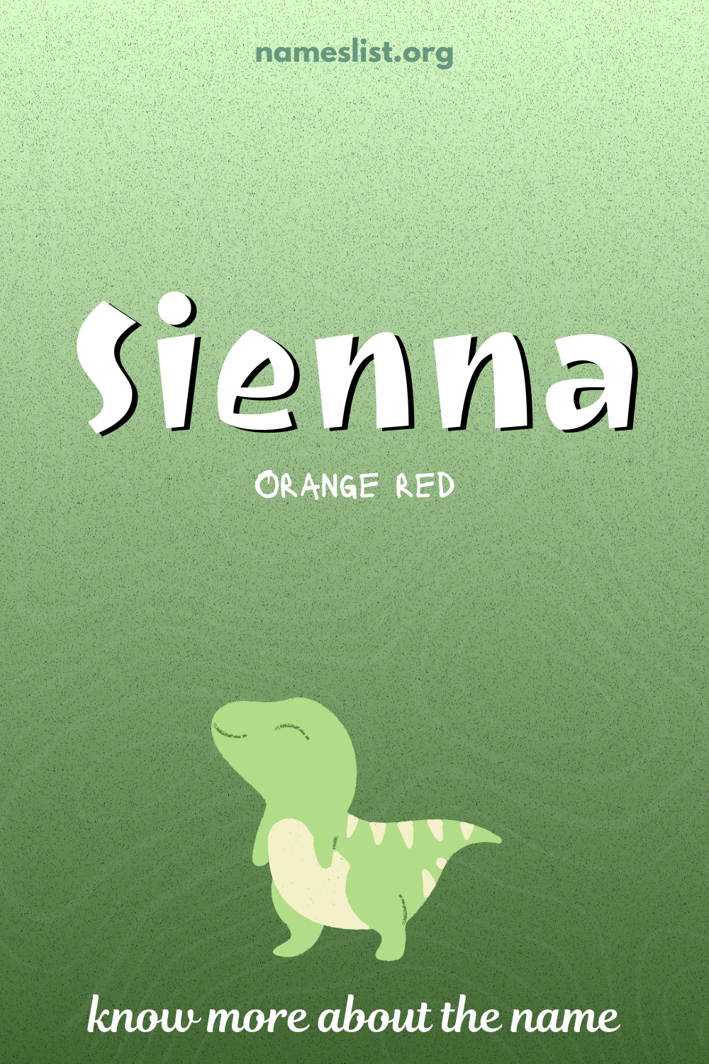 Sienna meaning and origin