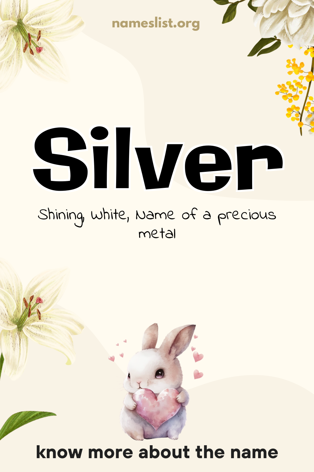 Silver meaning and origin