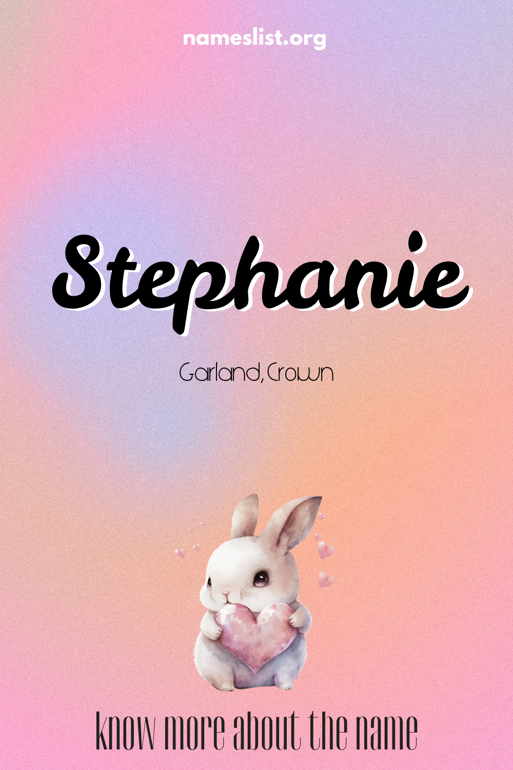 Stephanie meaning and origin