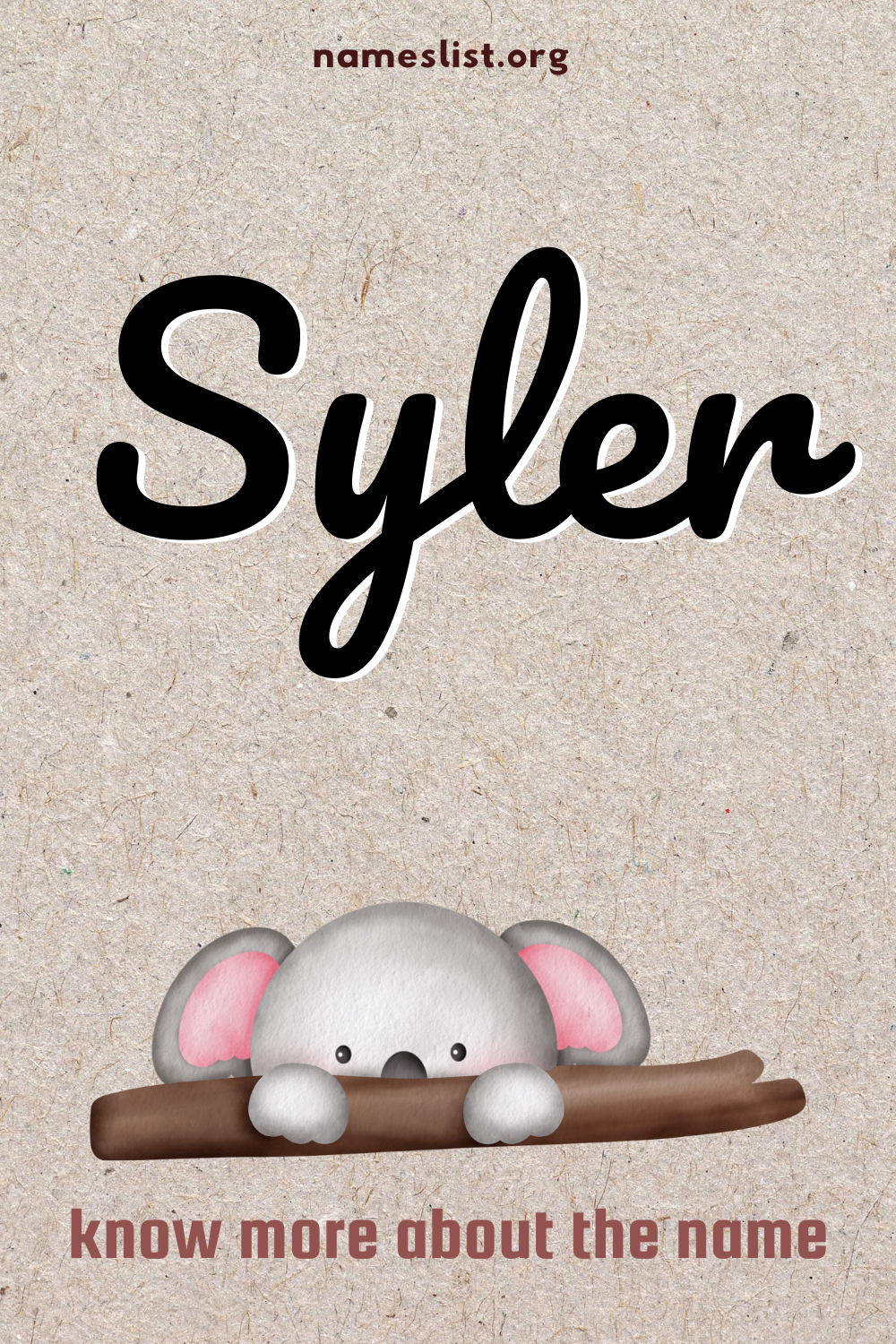 Syler meaning and origin