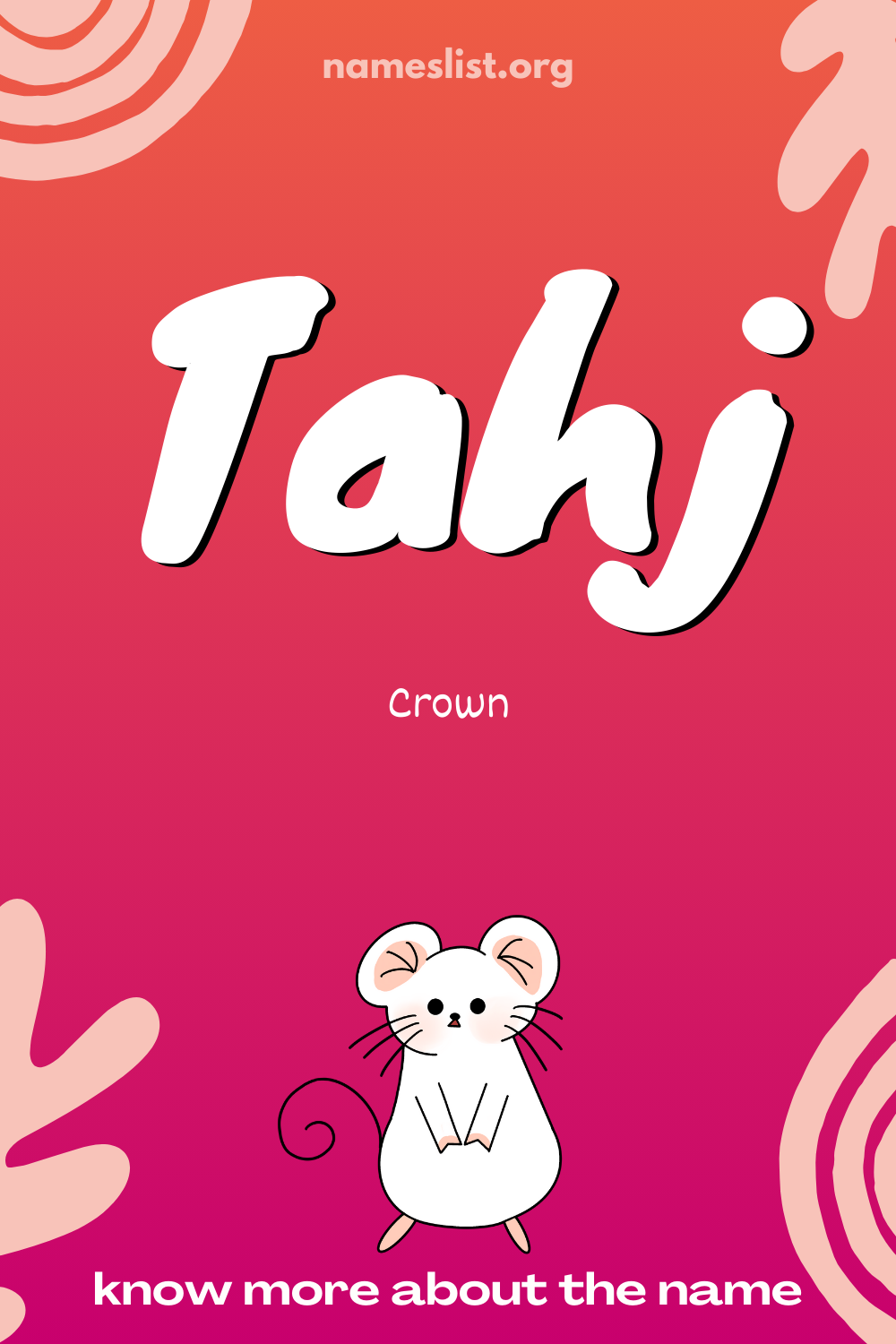 Tahj meaning and origin