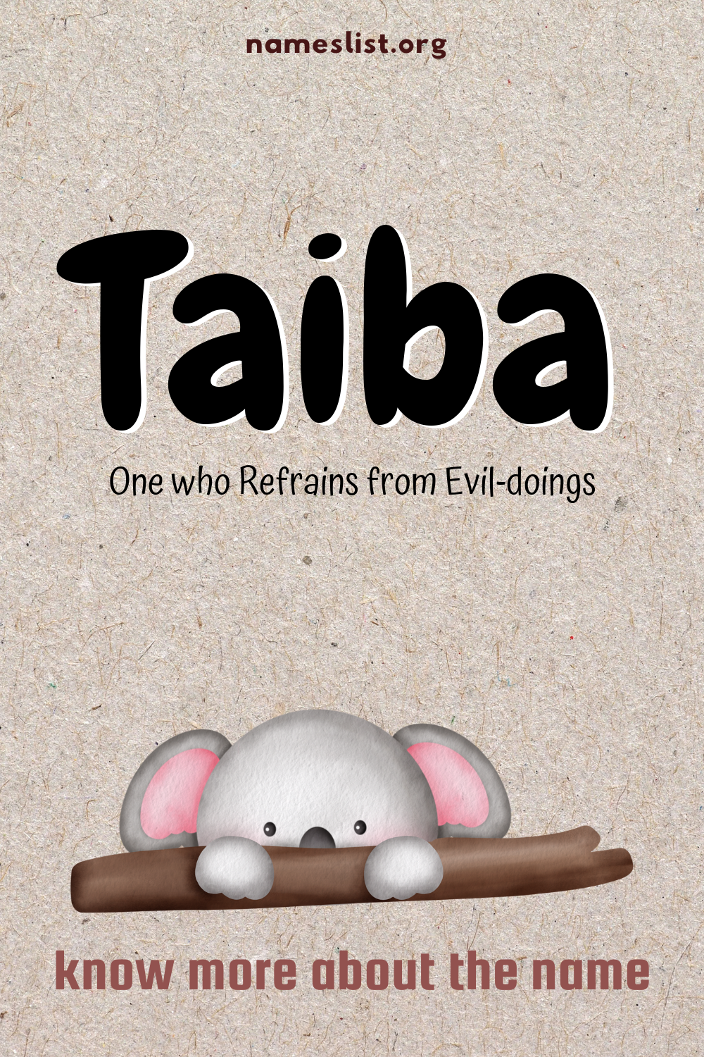 Taiba meaning and origin