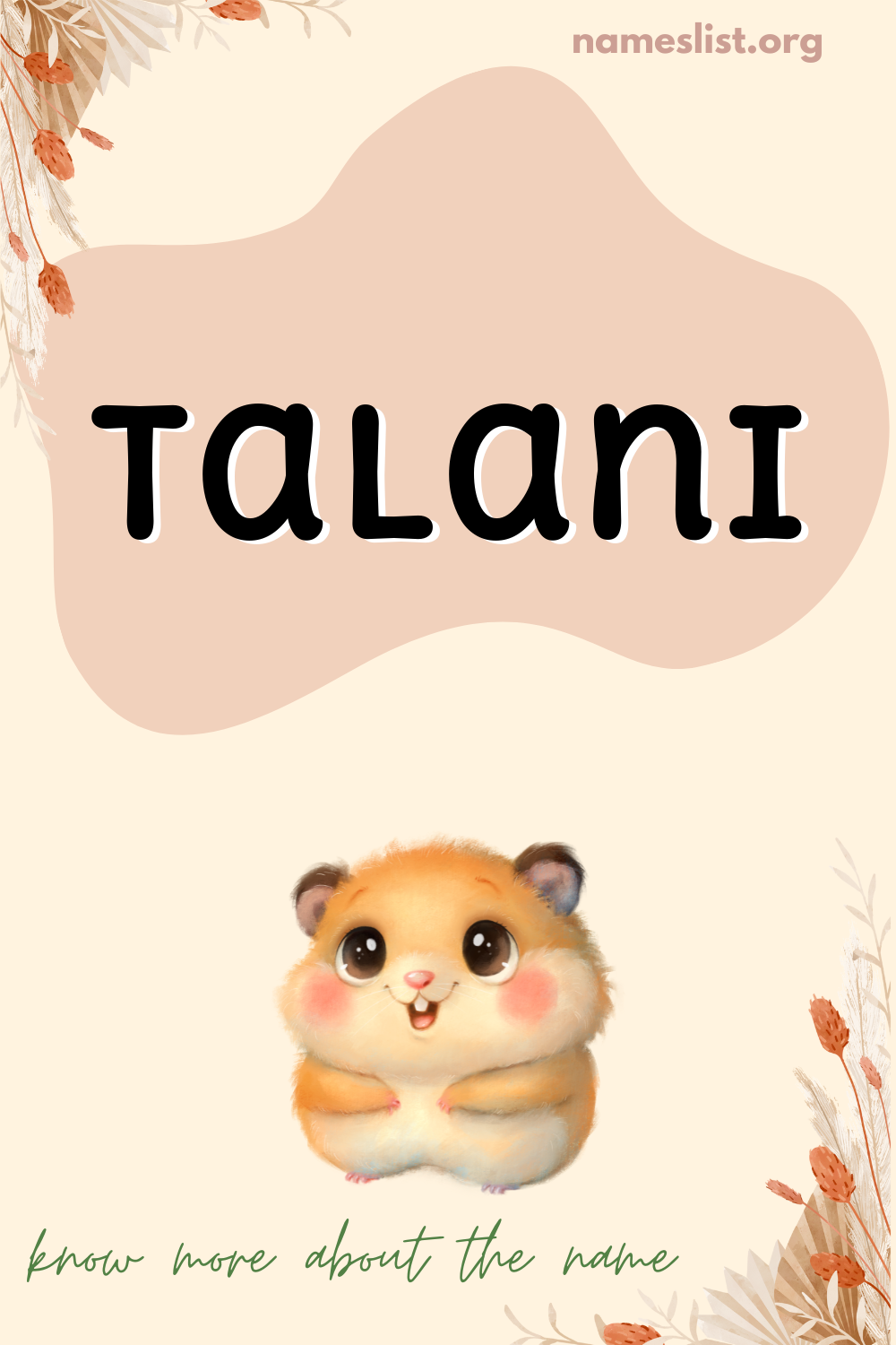 Talani meaning and origin