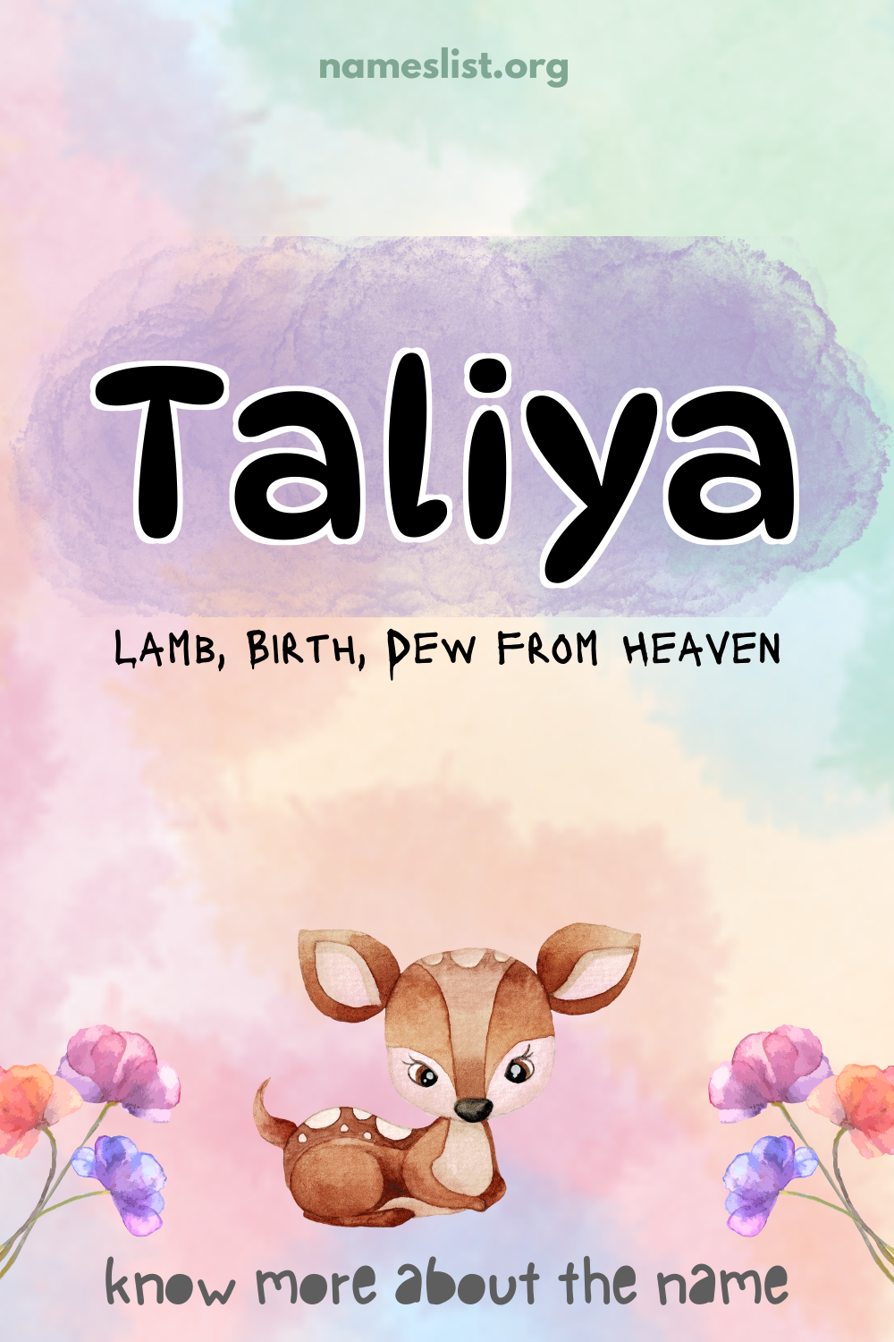 Taliya meaning and origin