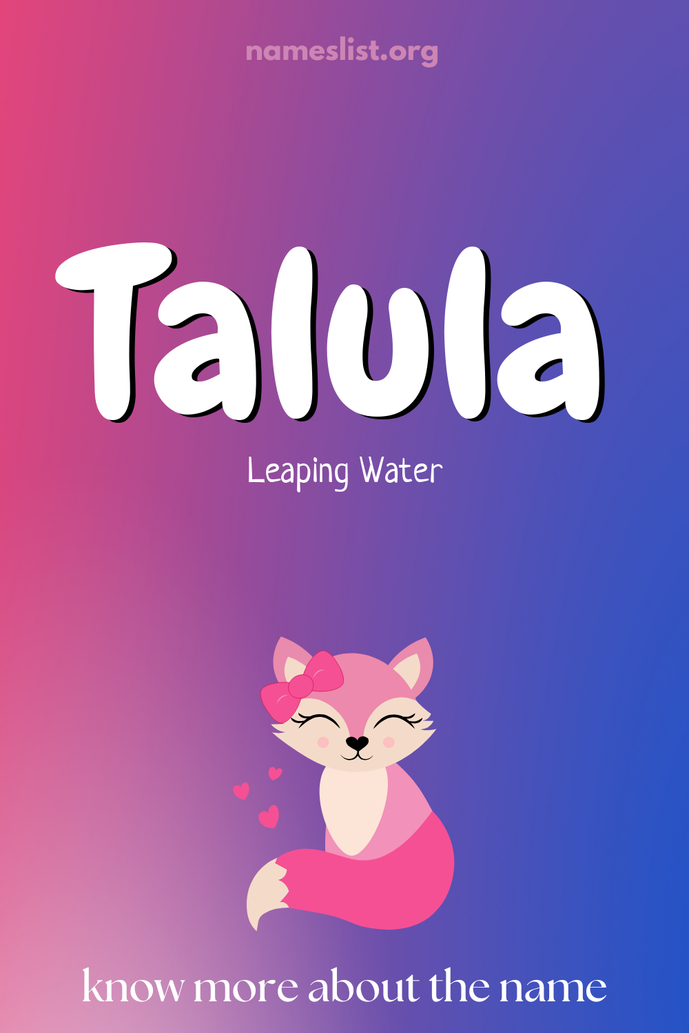 Talula meaning and origin