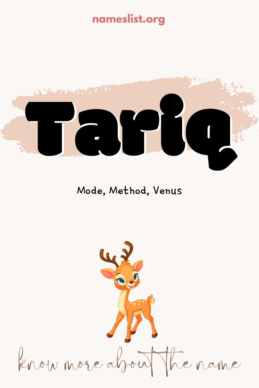 Tariq meaning and origin