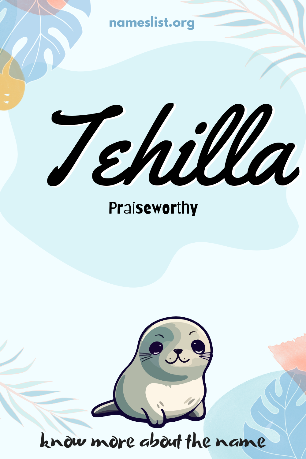 Tehilla meaning and origin