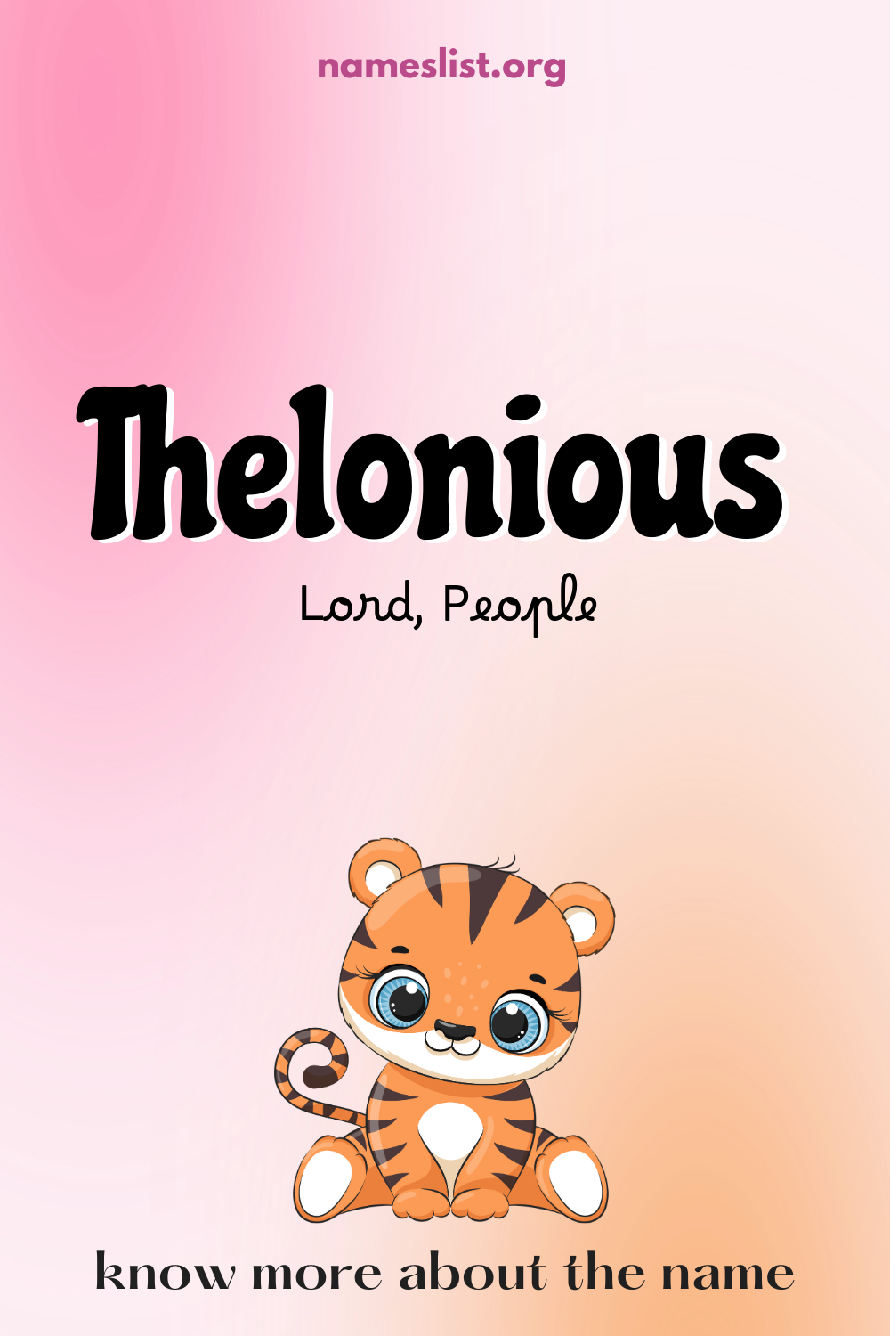 Thelonious meaning and origin