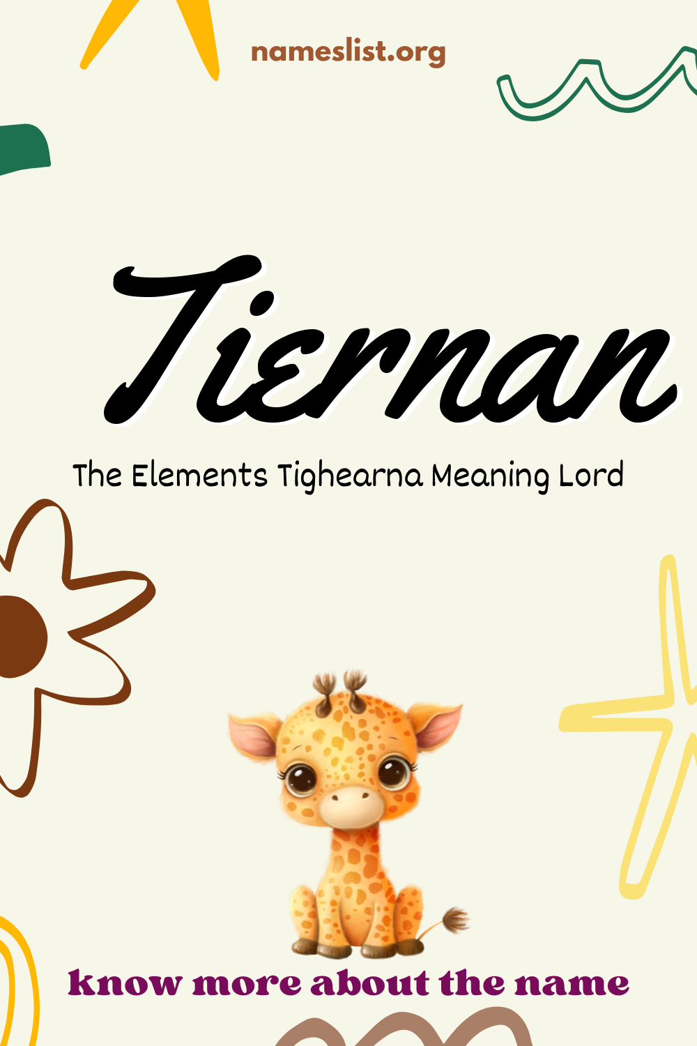 Tiernan meaning and origin
