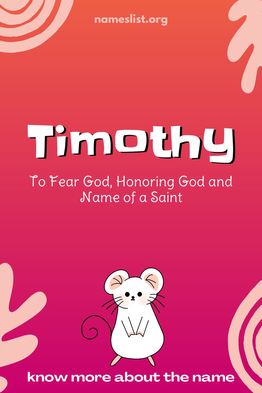 Timothy meaning and origin