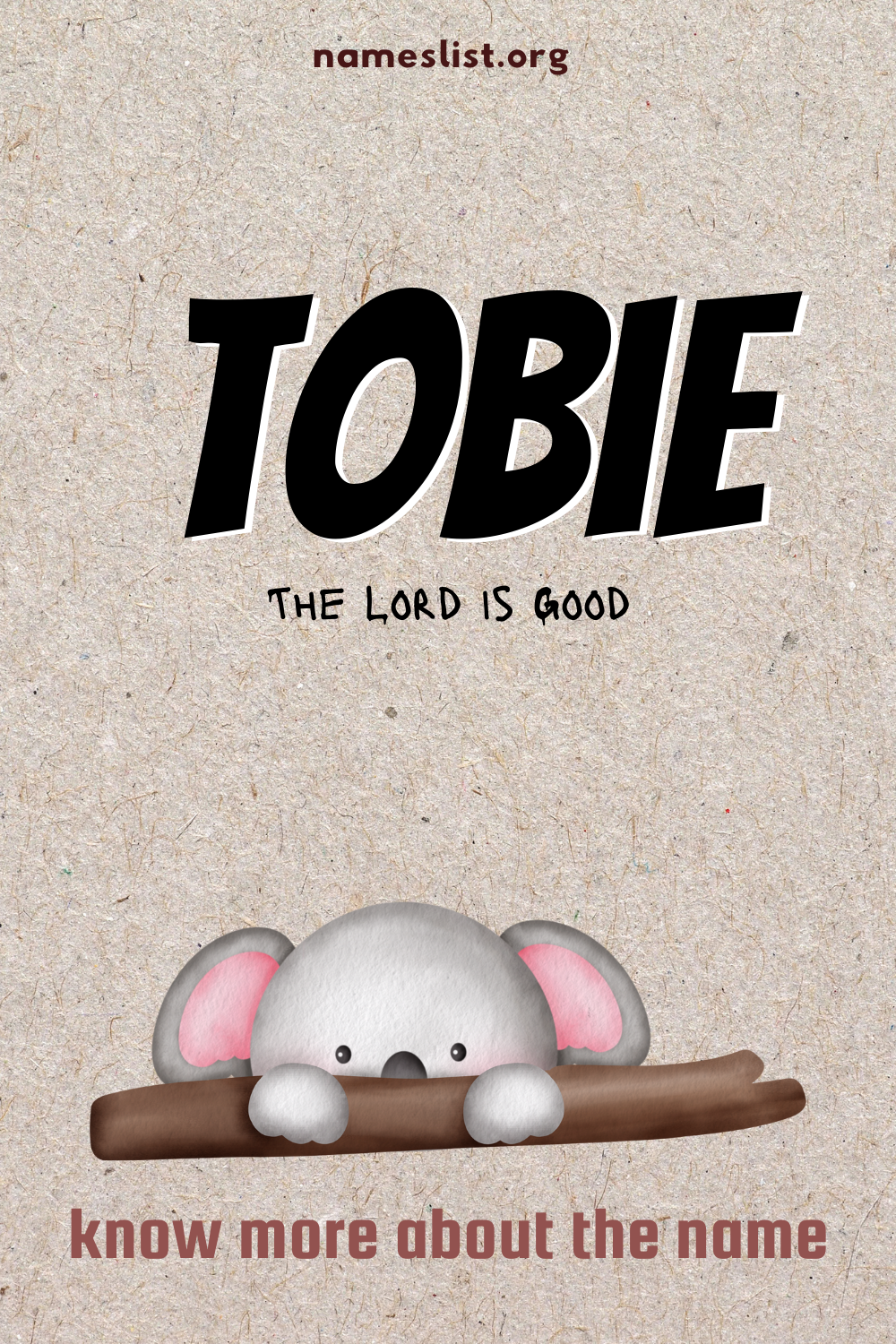 Tobie meaning and origin