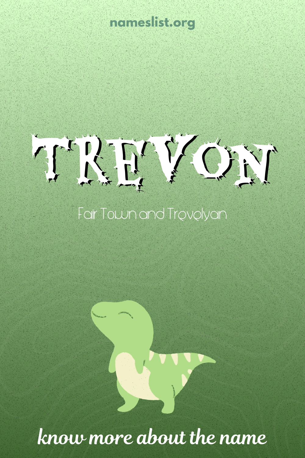 Trevon meaning and origin