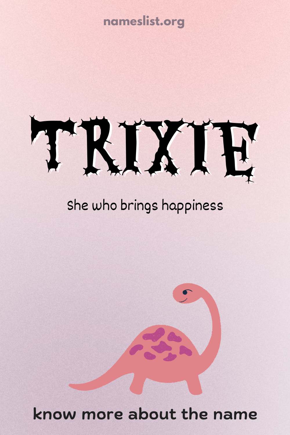 Trixie meaning and origin