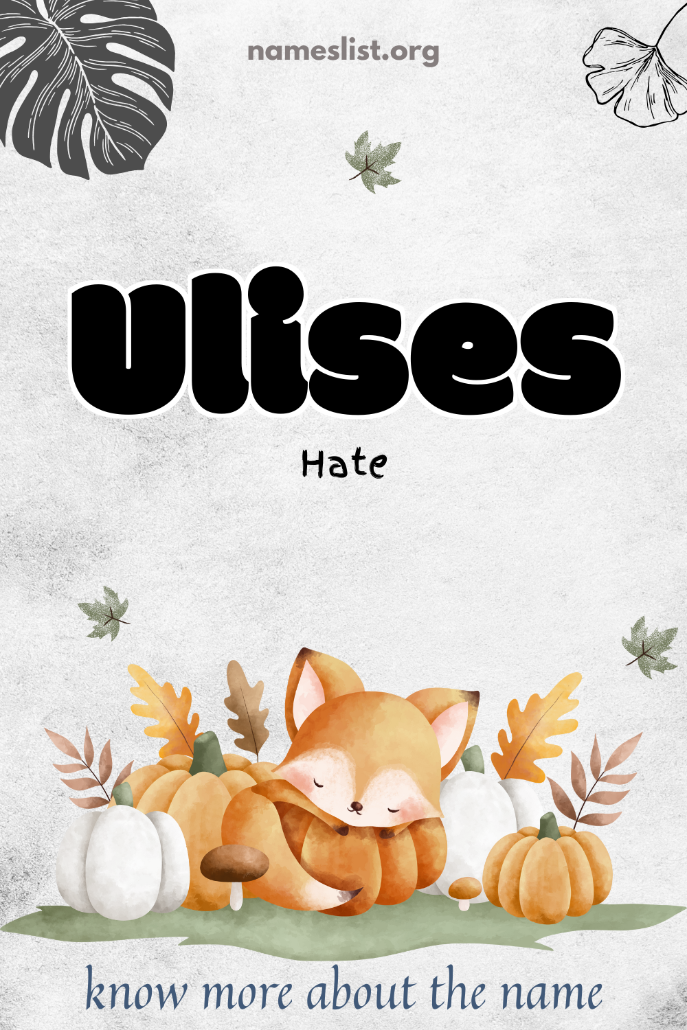 Ulises meaning and origin