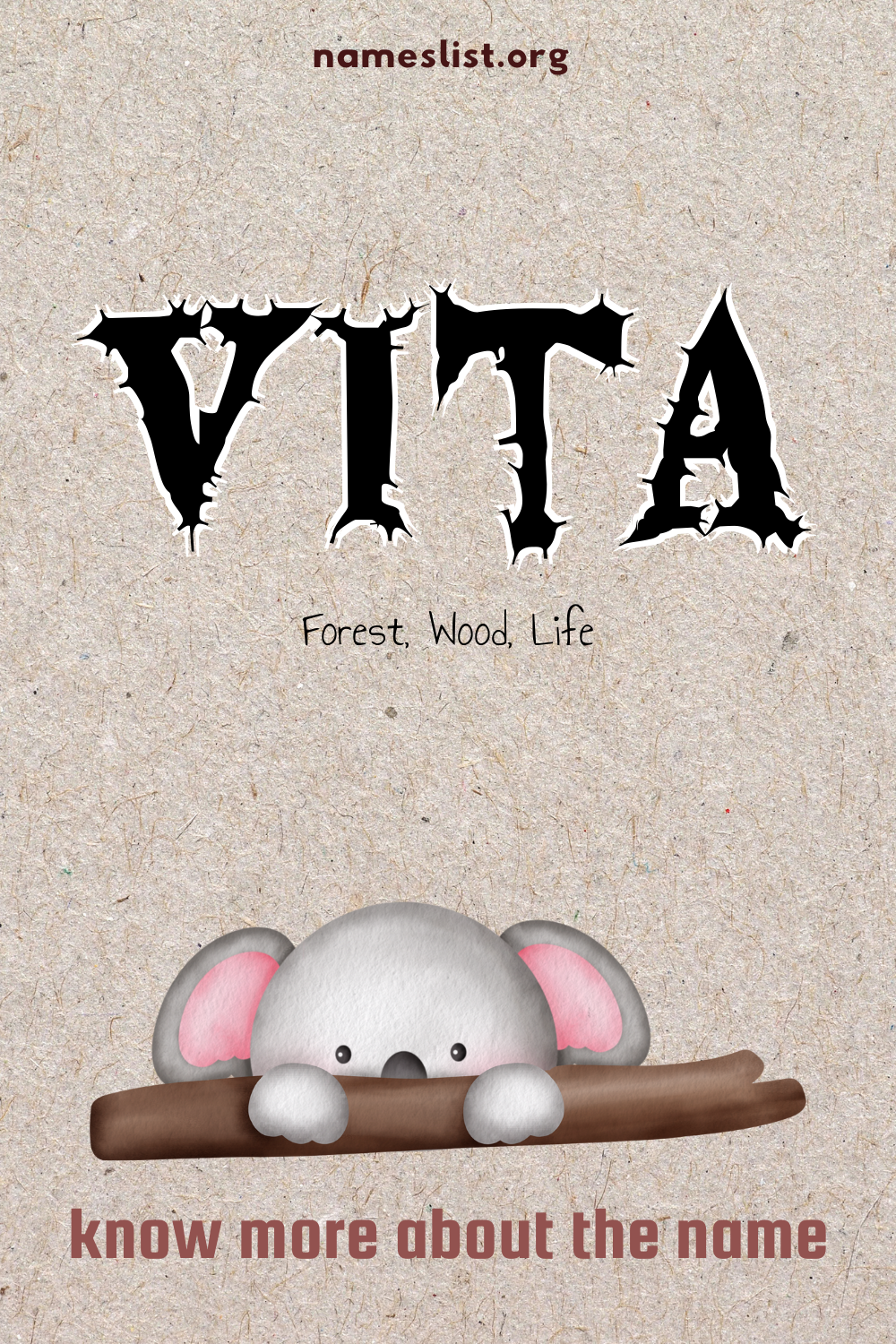 Vita meaning and origin