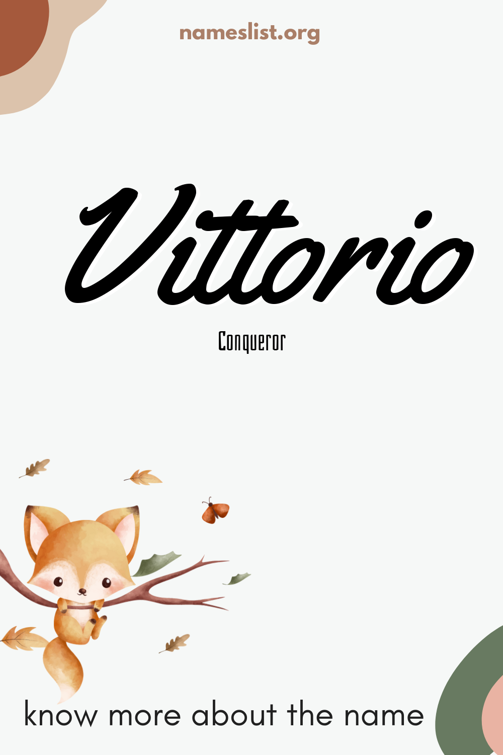 Vittorio meaning and origin