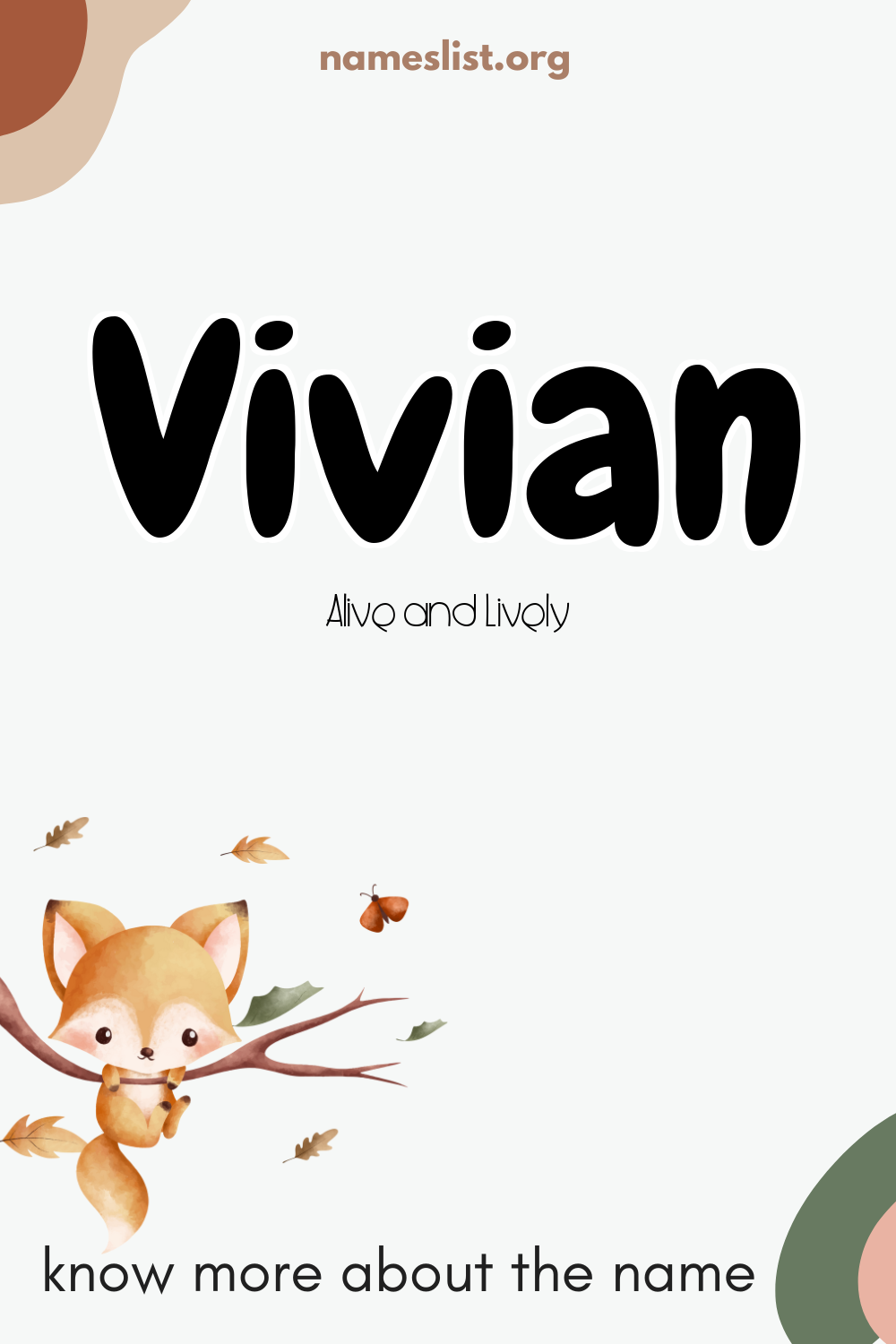 Vivian meaning and origin