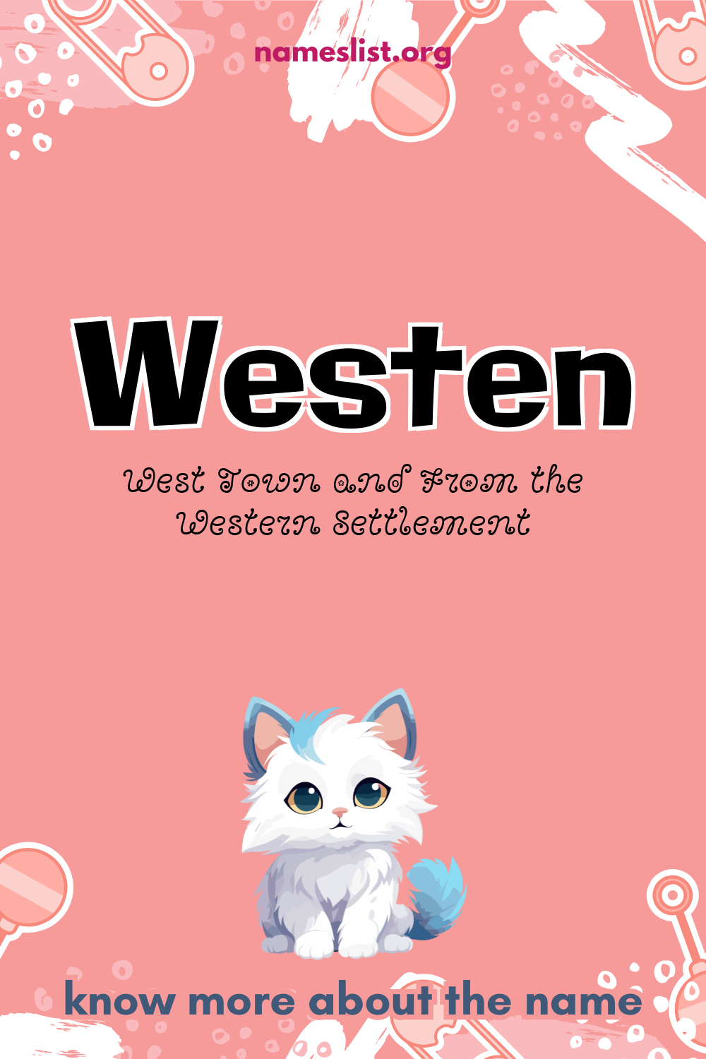 Westen meaning and origin