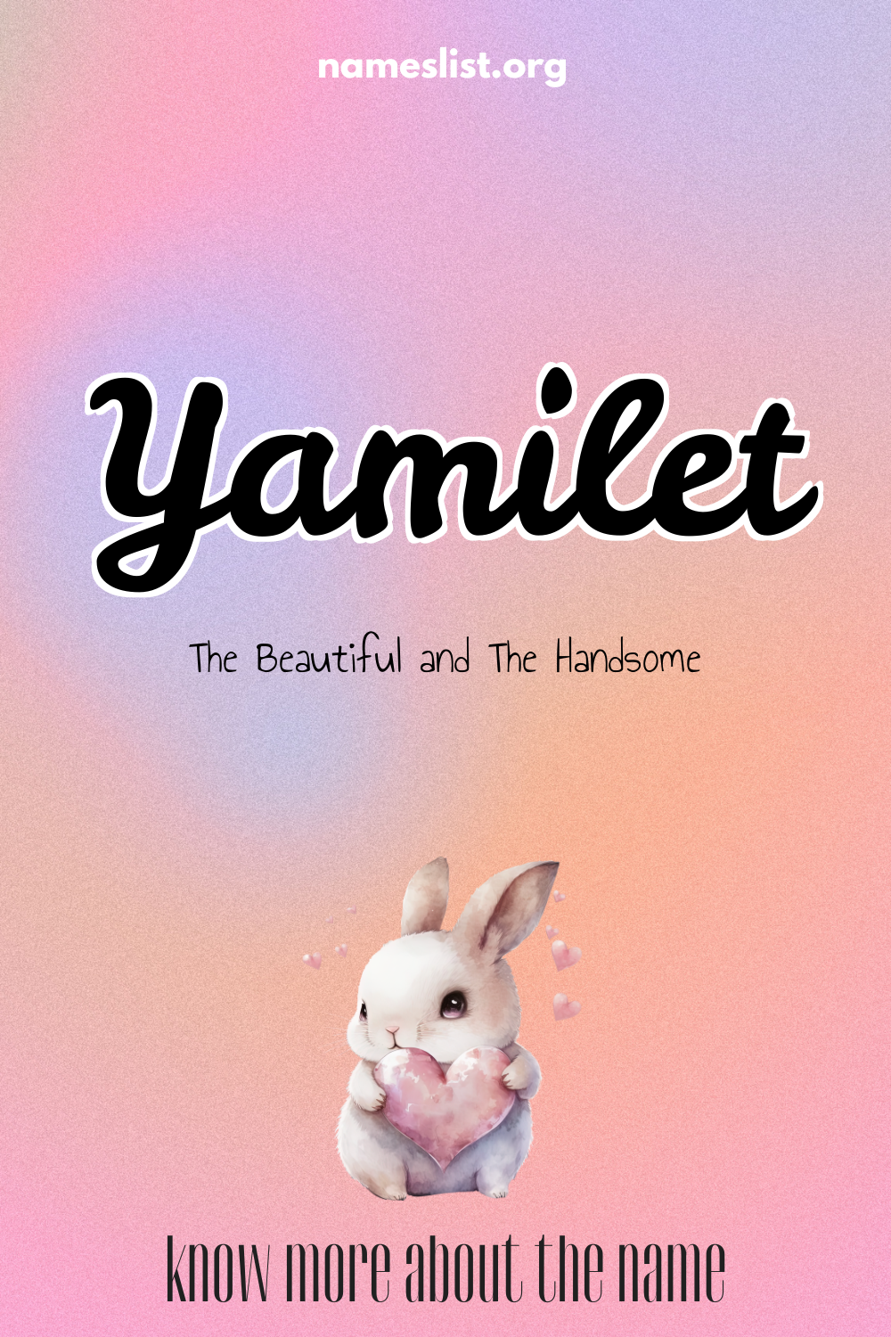 Yamilet meaning and origin