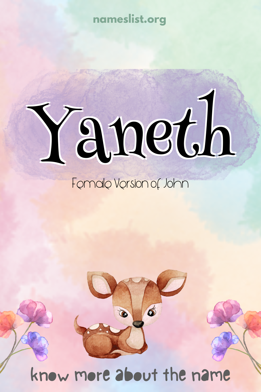 Yaneth meaning and origin