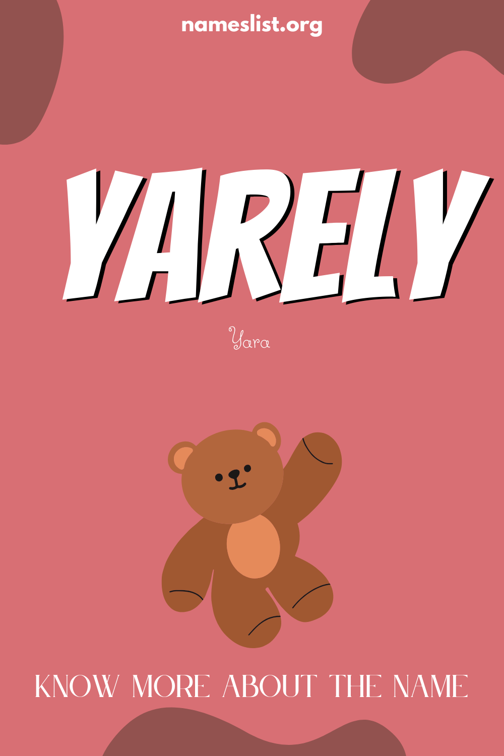 Yarely meaning and origin