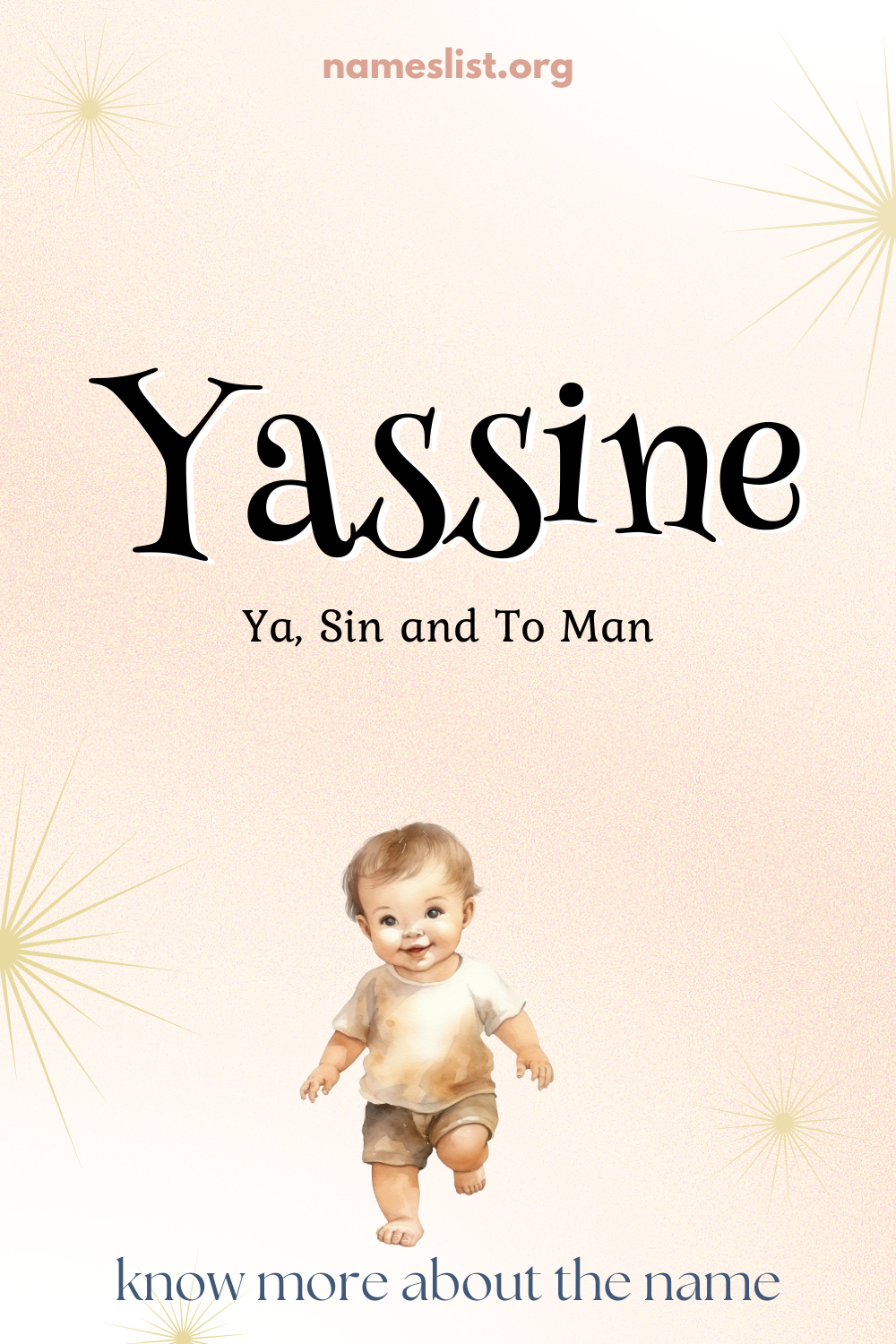 Yassine meaning and origin