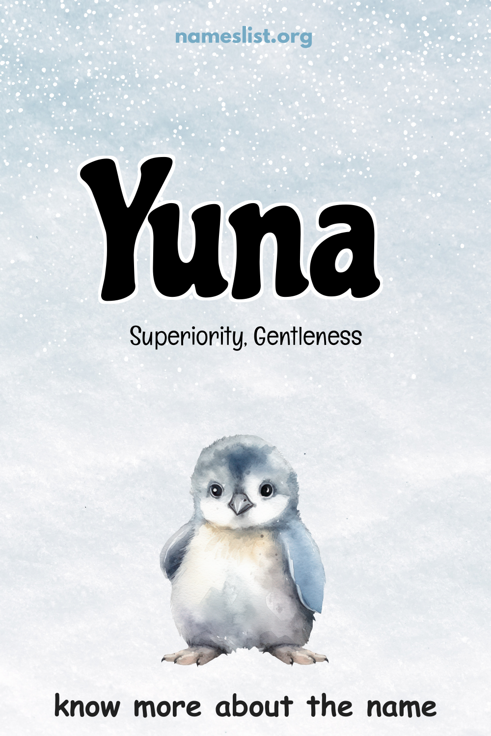 Yuna meaning and origin