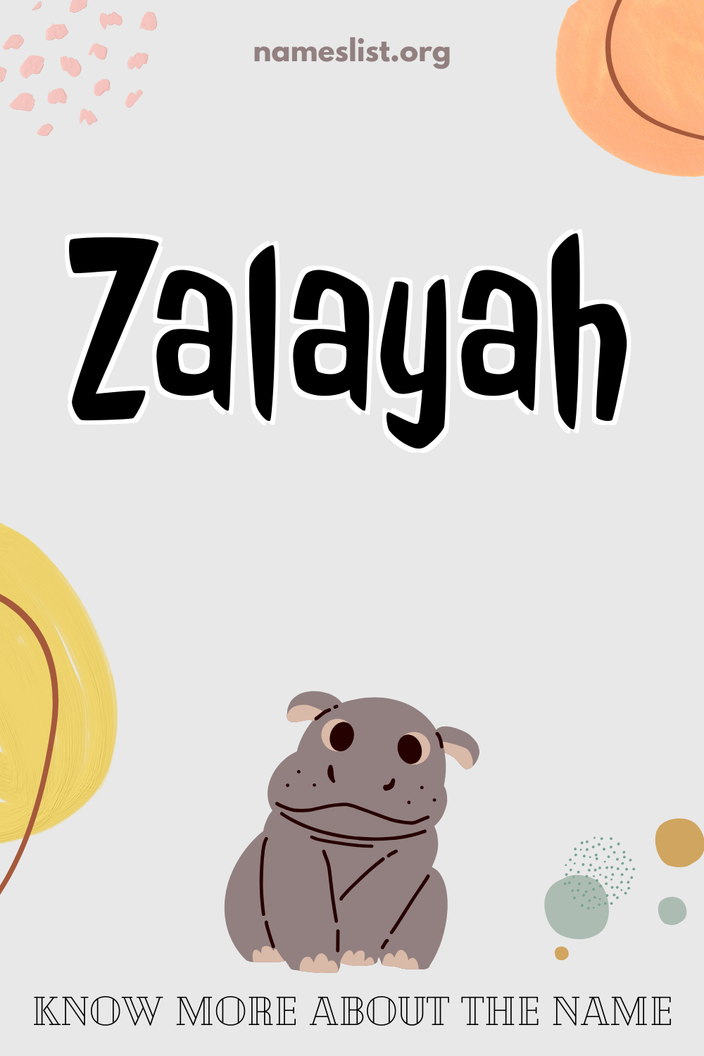 Zalayah meaning and origin