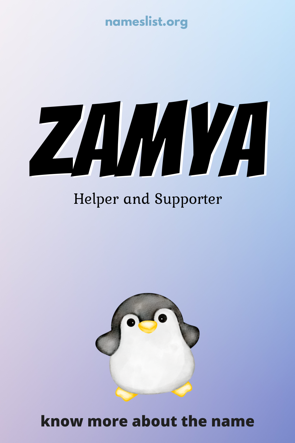 Zamya meaning and origin