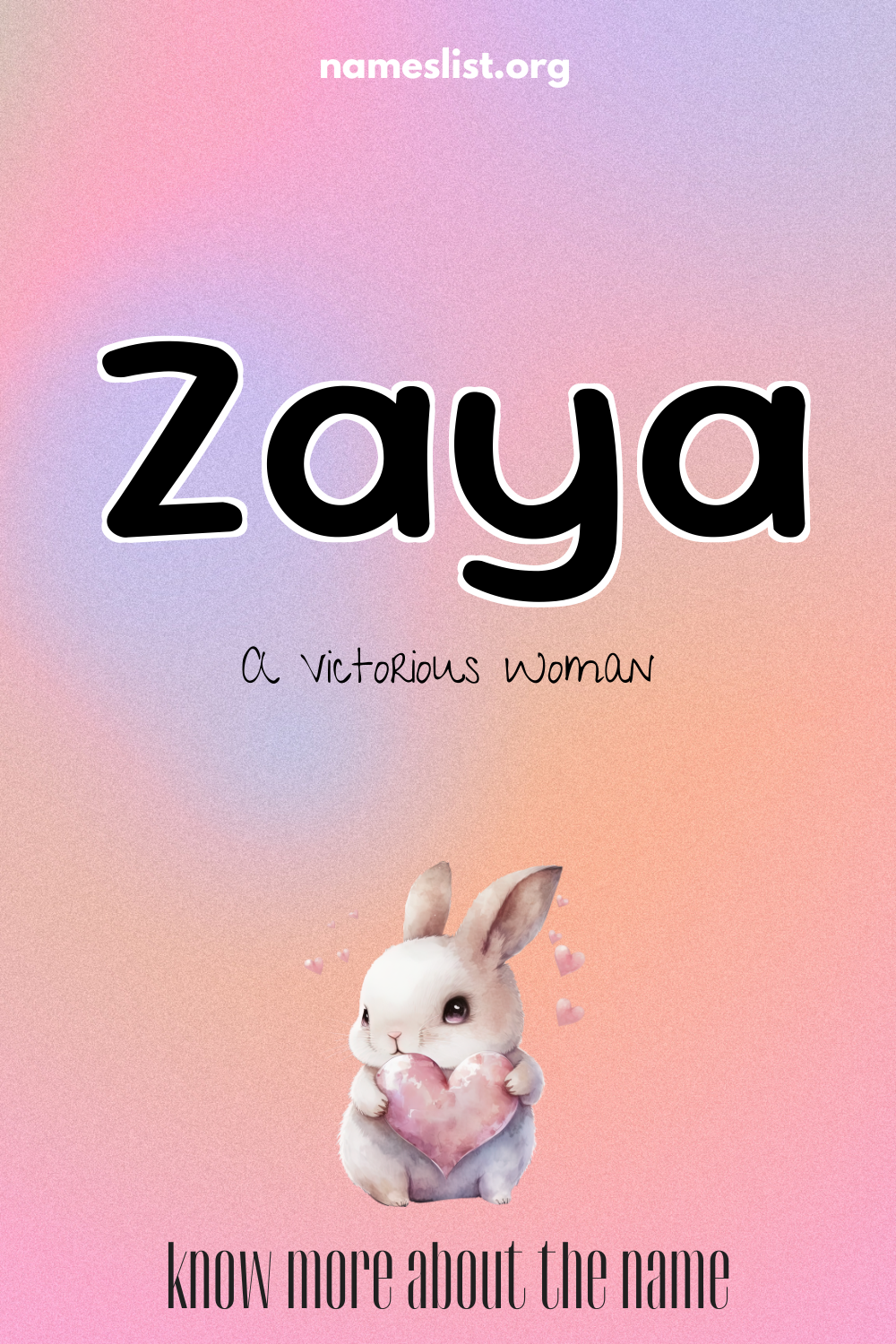 Zaya meaning and origin