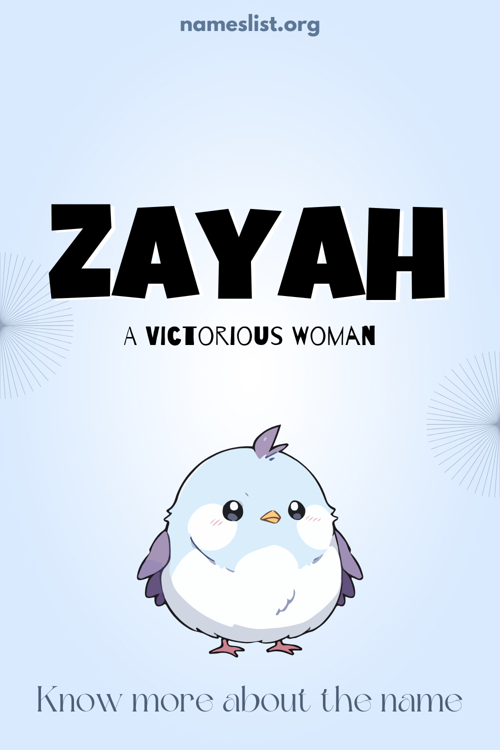 Zayah meaning and origin