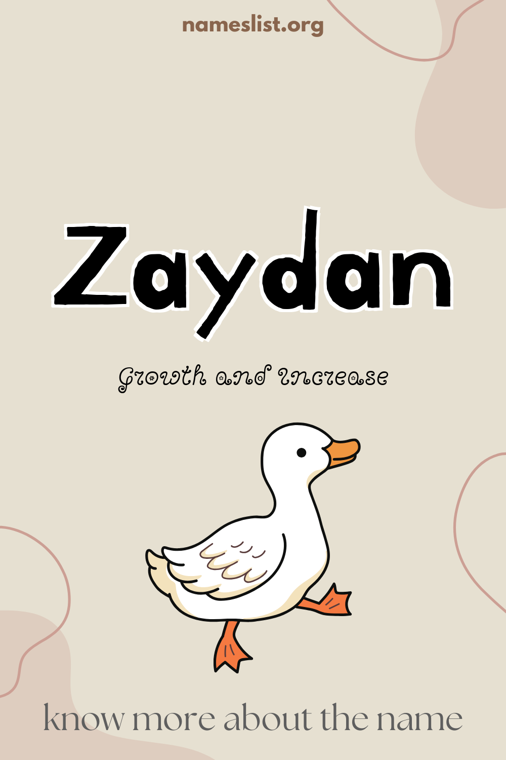 Zaydan meaning and origin