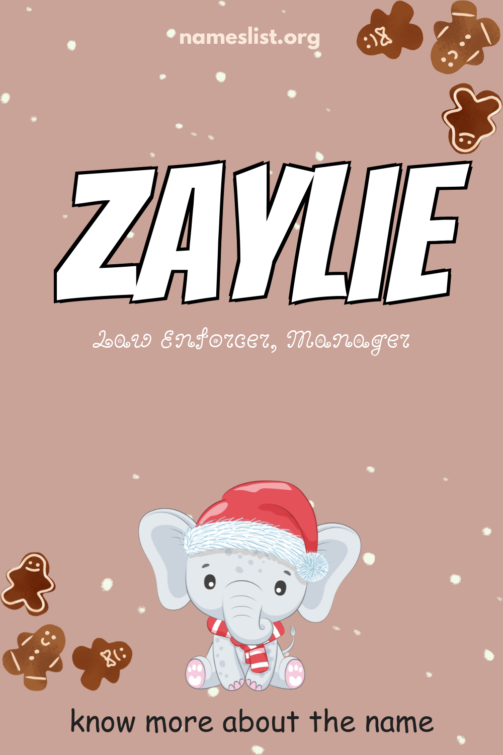 Zaylie meaning and origin