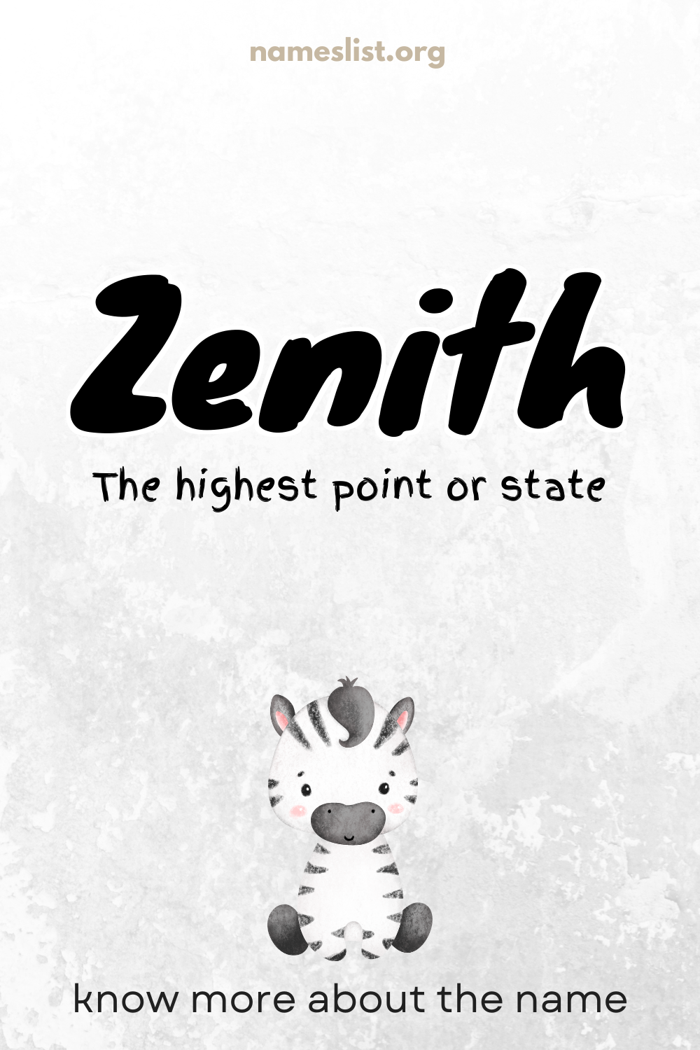 Zenith meaning and origin