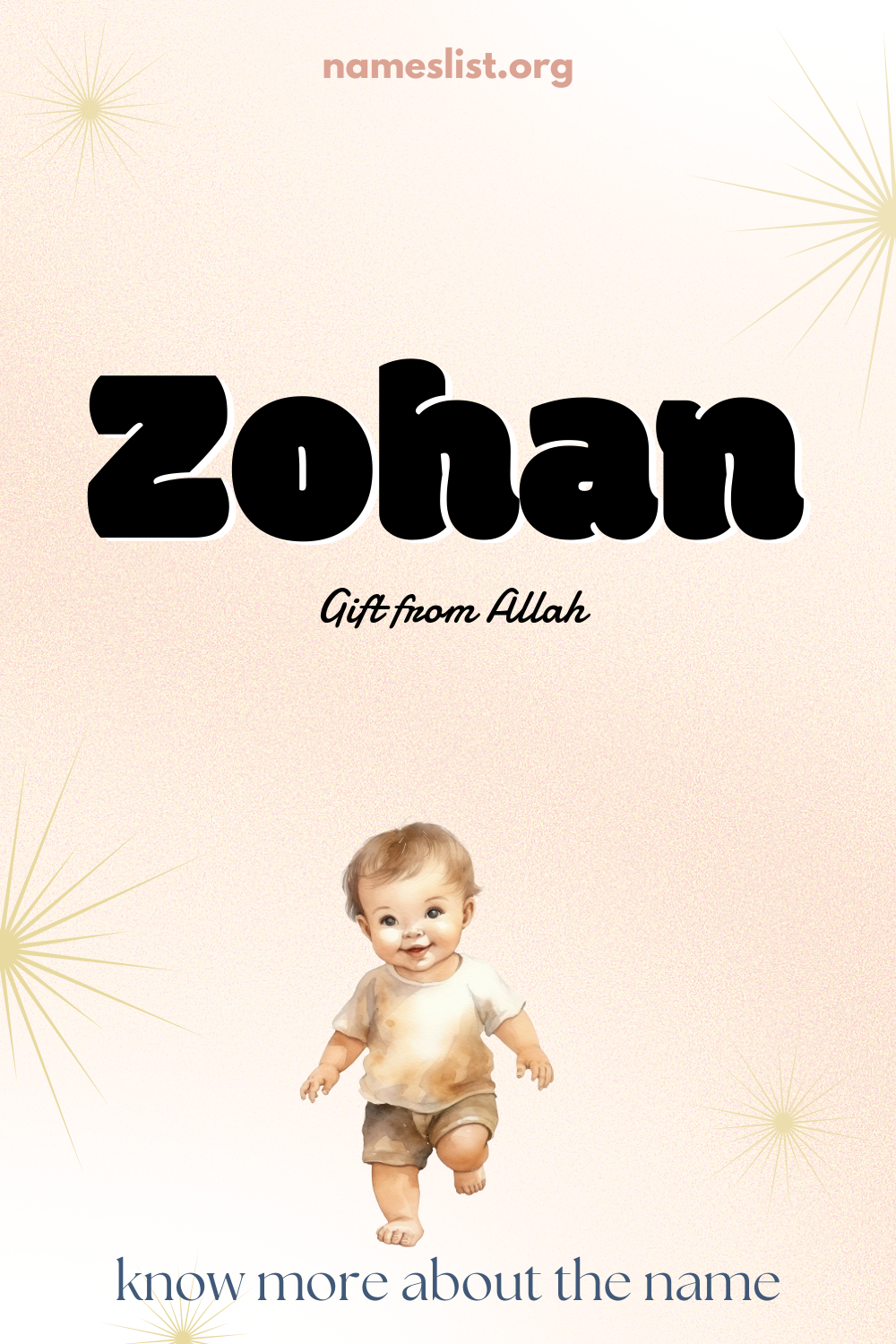 Zohan meaning and origin
