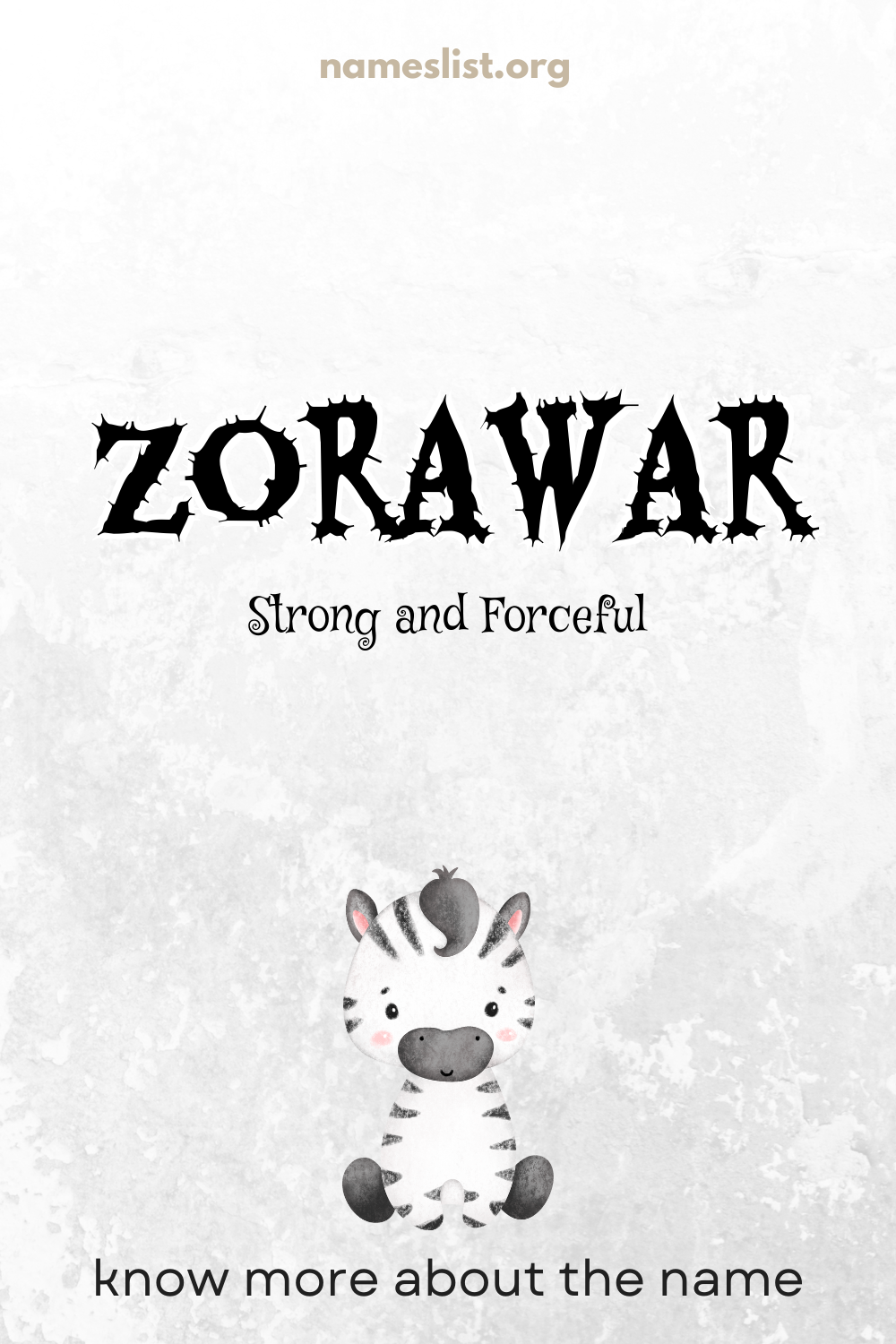 Zorawar meaning and origin
