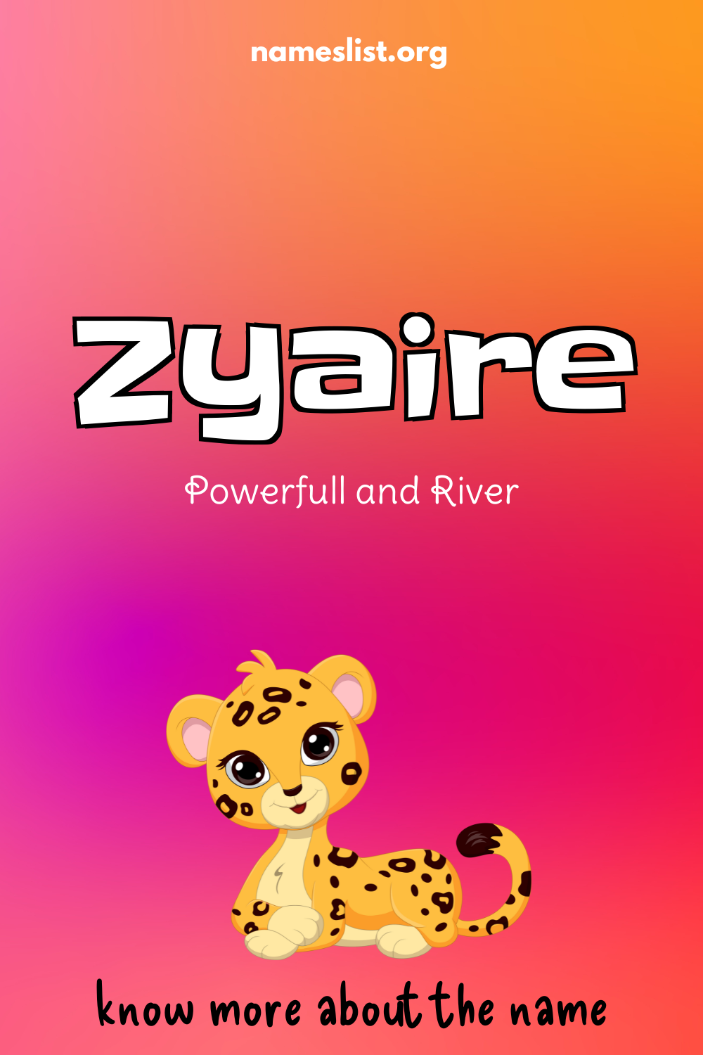 Zyaire meaning and origin
