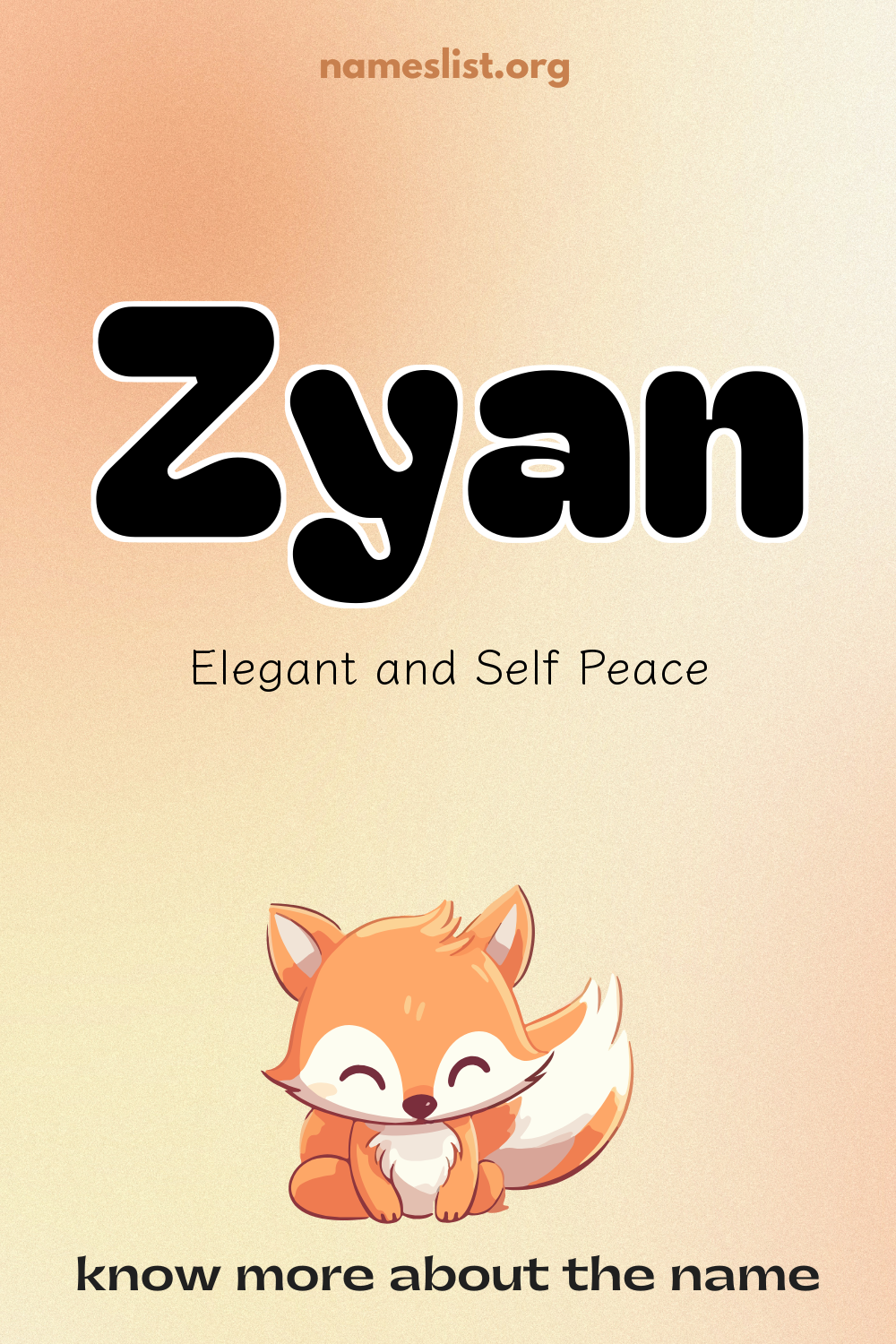 Zyan meaning and origin